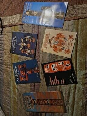 6 Native Art Totem Books Collection - Multicolor Cut out and make omplete books